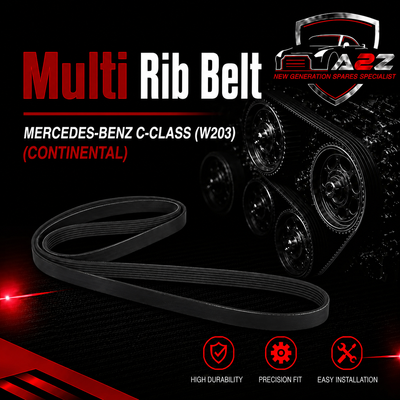 Multi Rib Belt 6PK2135 A0029930996 Compatible With MERCEDES-BENZ C-CLASS (W203) (CONTINENTAL)