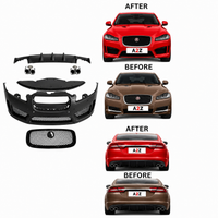 Conversion Bumper Body Kit Compatible With Jaguar Xf Xfs 2011-2015 Upgrade To Xfr Xfr-s Style (Shipping Cost Not Included In Price)