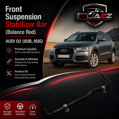 Front Suspension Stabilizer Bar (Balance Rod) 3C0411303AA Compatible with AUDI Q3 (8UB, 8UG) &  VW PASSAT B6 (3C2)