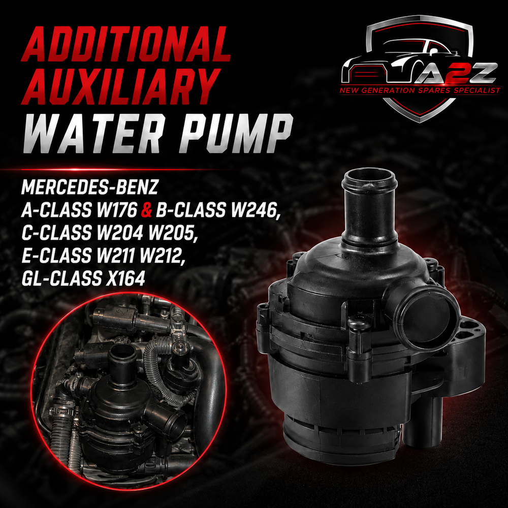 Additional Auxiliary Water Pump 2118350264 2118350064 2118350164 For MERCEDES-BENZ A-CLASS W176 & B-CLASS W246, C-CLASS W204 W205, E-CLASS W211 W212, GL-CLASS X164 Tag-A-12