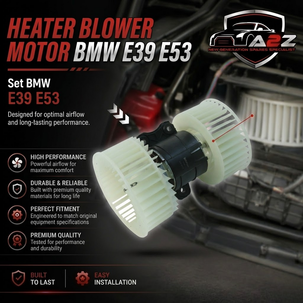 Heater Blower Motor 64118385558 Compatible With BMW E39 E53