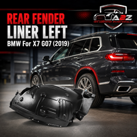 Rear Fender Liner Left 51759498277 & Right 51759498278 Compatible With BMW For 7 Series G70 (2023)