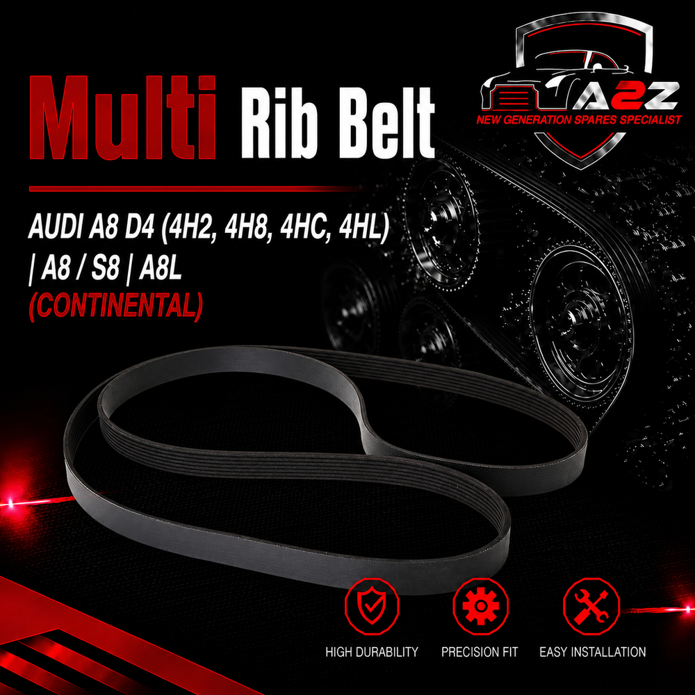 Multi RIB Belt 7PK2120 07P145933E Compatible With AUDI A8 D4 (4H2, 4H8, 4HC, 4HL) | A8 / S8 | A8L (CONTINENTAL)