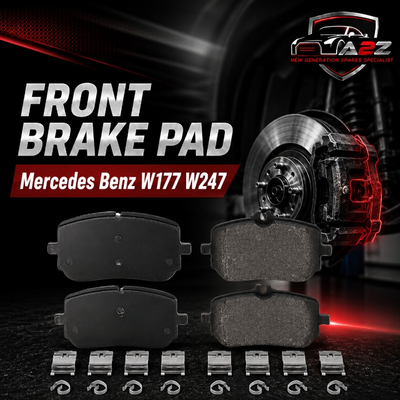 Front Brake Pad Set 0004205303 Compatible With Mercedes Benz W177 W247