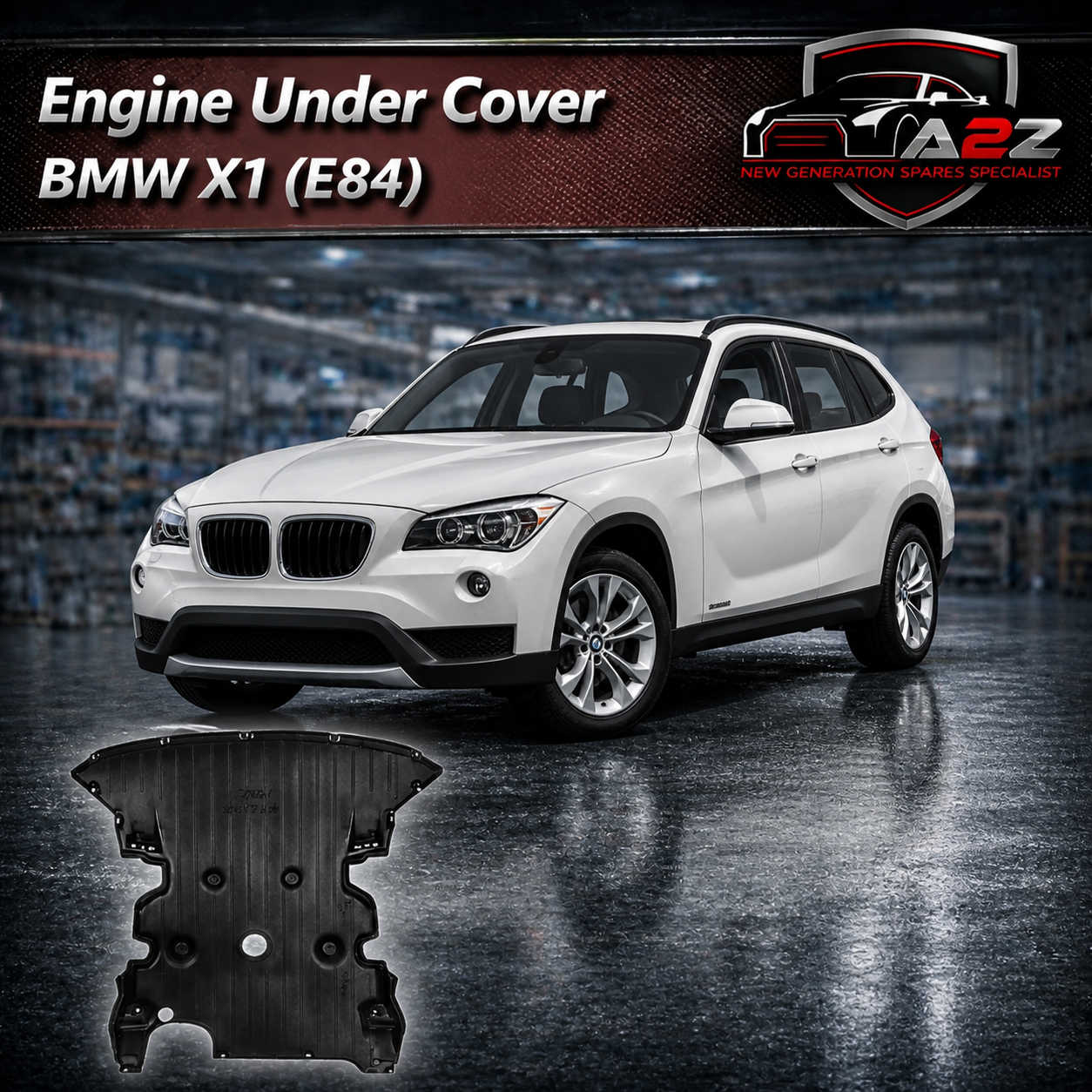 Engine Under Cover 51752990573 Compatible With BMW X1 (E84) Tag No.1