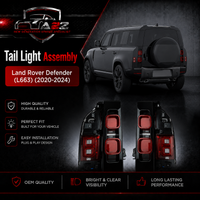 Tail Light Assembly Left LR129775 & Right LR129762 Compatible With Land Rover Defender (L663) (2020-2024) Tag No.23