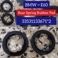 Rear Spring Rubber Pad 33531133671 Compatible With BMW E60 E63 E66