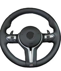 Steering Wheel Leather (Big Hole) Compatible With BMW F10