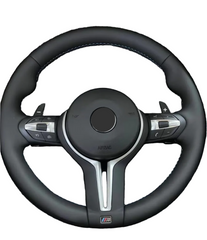 Steering Wheel Leather (Big Hole) Compatible With BMW F10