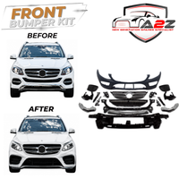 Front Bumper Kit Compatible With Mercedes Benz W166 GLE Upgrade To Mercedes Benz AMG (2016-2019) Tag No.FBK.205 (Shipping Cost Not Included In Price)