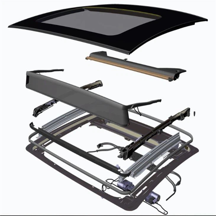 Sunroof Railway Assy Compatible With MERCEDES BENZ GLE W292