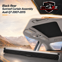 Black Rear Sunroof Curtain Assembly 4L0877307D 4L0877307C Compatible With Audi Q7 2007-2015