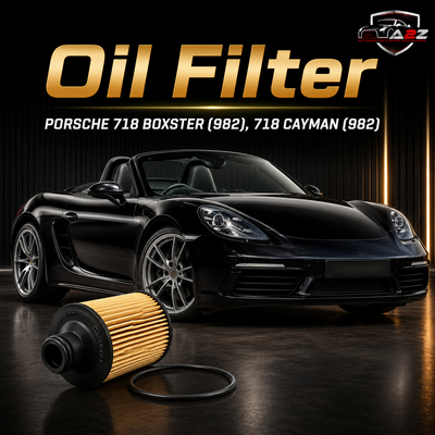 Oil Filter 9A210722500 & E911HD455 & OX1218D Compatible With PORSCHE 718 BOXSTER (982), 718 CAYMAN (982) Tag.324