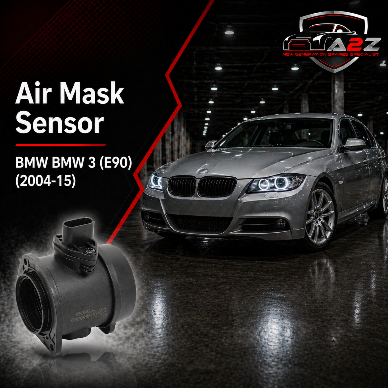 Air Mask Sensor 13627566989 Compatible With BMW BMW 3 (E90)