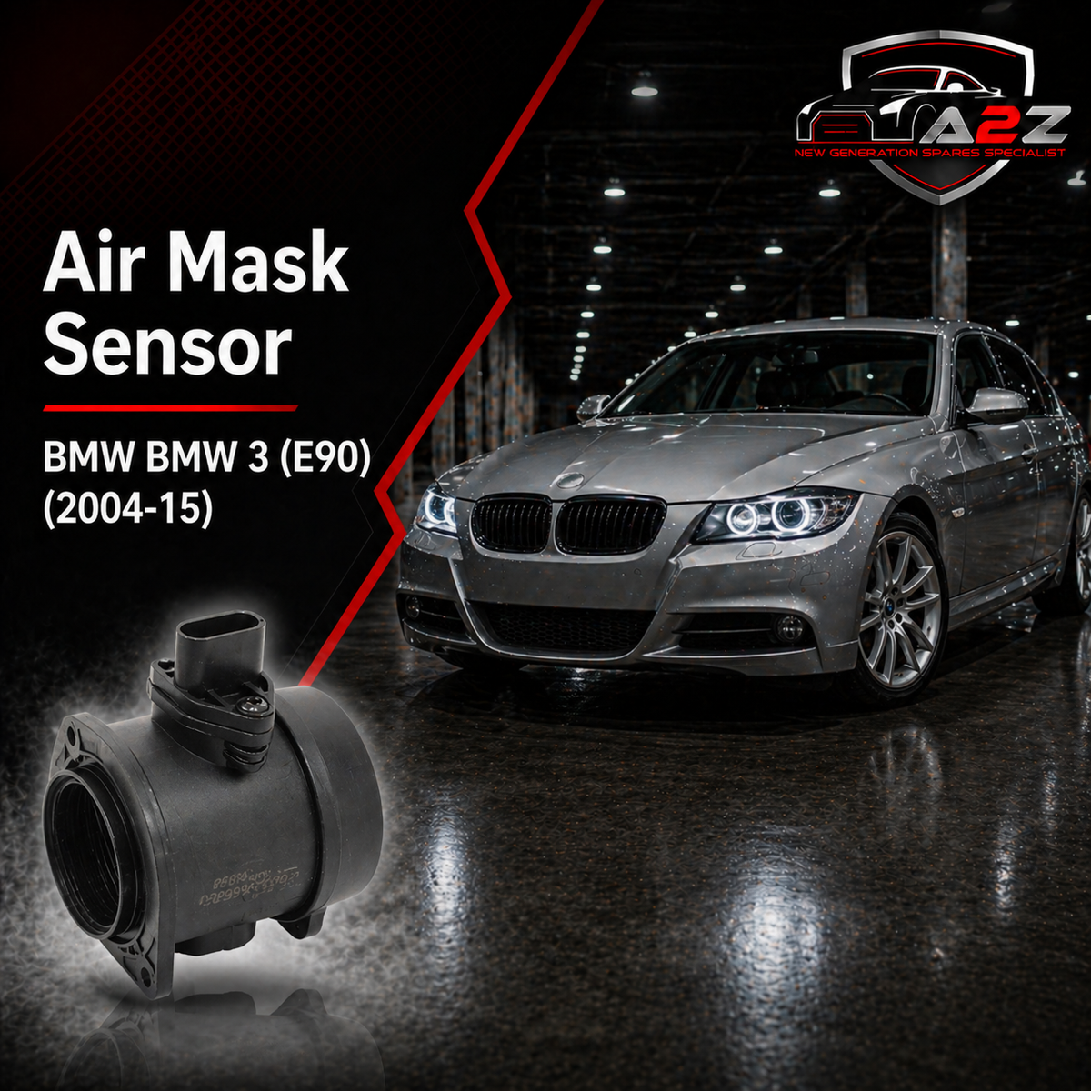 Air Mask Sensor 13627566989 Compatible With BMW BMW 3 (E90)