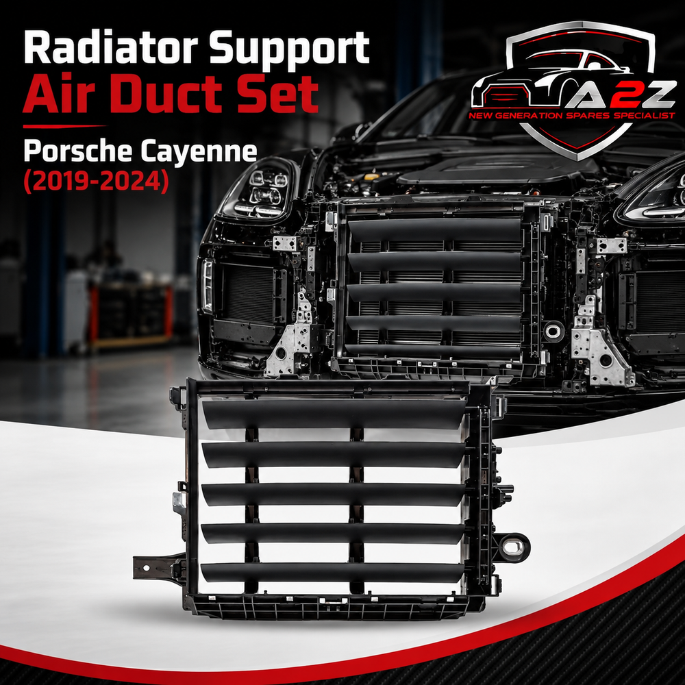 Radiator Support Air Duct Set Left 9Y0122355C OKI & 9Y0122356C OKI Compatible With Porsche Cayenne (2019-2024)