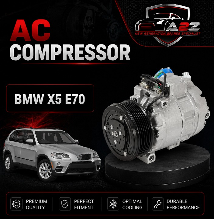 Air Conditioning Compressor 64509121758 Compatible With BMW X5 E70