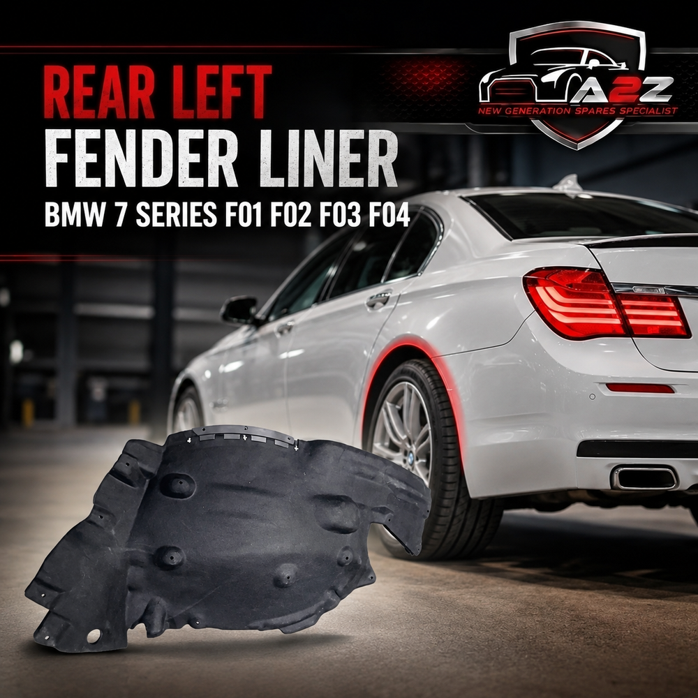 Rear Left  Fender Liner 51717185159 Compatible With BMW 7 Series F01 F02 F03 F04  Tag-FE-65