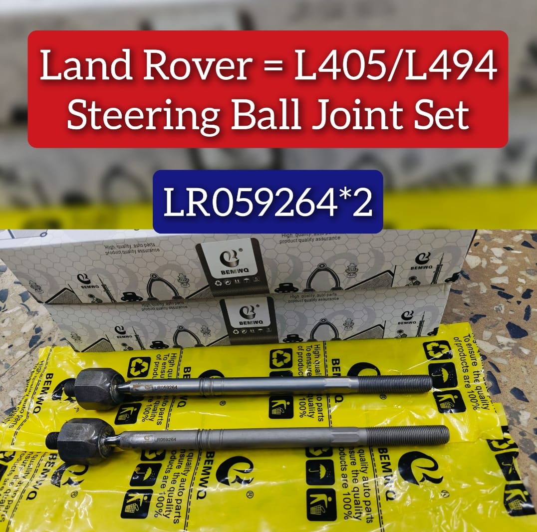 Front Steering Tie Rod End Head Assembly (Rack End LR059264 & Tie Rod End Left & Right LR059261) Compatible With LAND ROVER RANGE ROVER IV (L405) & RANGE ROVER SPORT II (L494)