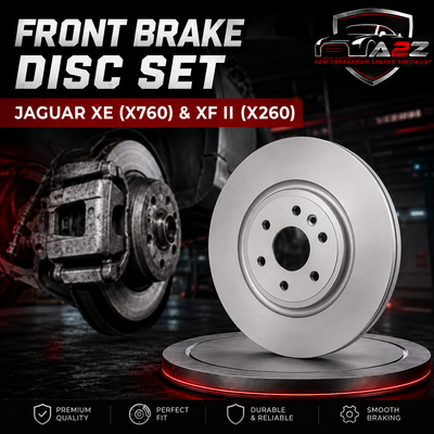 Front Brake Disc Set T4N1801 T4A2342 T4A34339 Compatible With JAGUAR XE (X760) & XF II (X260)