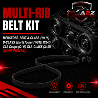 Multi Rib Belt Kit 5PK1515K1 Compatible With MERCEDES-BENZ A-CLASS (W176) B-CLASS Sports Tourer (W246, W242) CLA Coupe (C117) GLA-CLASS (X156) (CONTINENTAL)