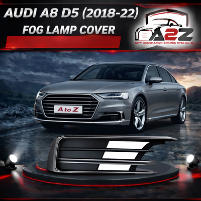 Fog Lamp Cover Left 4N0807679A3FZ & Right 4N0807680A3FZ Compatible With Audi A8 4N (2018-2022) Tag No.65