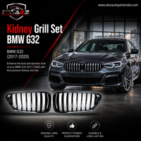 Kidney Grill Set 51117415215 = L.H, & 51117415216 = R.H Compatible With  BMW 6 Series  G32 Tag 101