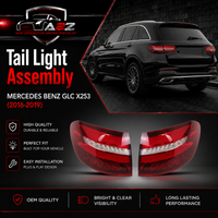 Tail Light Rear Lamp Compatible With MERCEDES BENZ GLC X253 (2016-2019) Tail Light Rear Lamp Left 2539068900 A2539068900 & Right 2539069000 A2539069000 Tag No.114