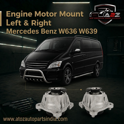 Engine Motor Mount Left 4472410313 & Right 4472410413 Compatible With Mercedes Benz W636 W639