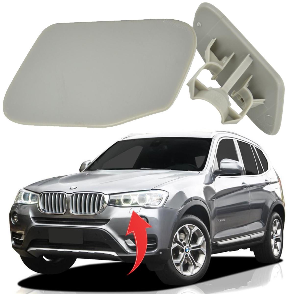 Headlight Washer Nozzle Left 51117347931 & Right 51117347932 Compatible With BMW For X3 F25