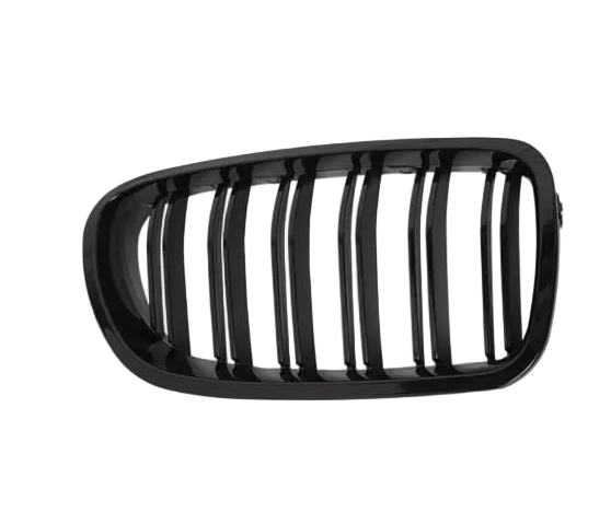 Double Line Glossy Black Multicolour Kidney Grill Compatible With BMW 5s F10 (2010-2016) Tag No.12