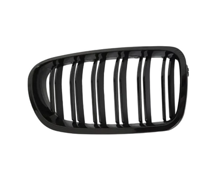 Double Line Glossy Black Multicolour Kidney Grill Compatible With BMW 5s F10 (2010-2016) Tag No.12
