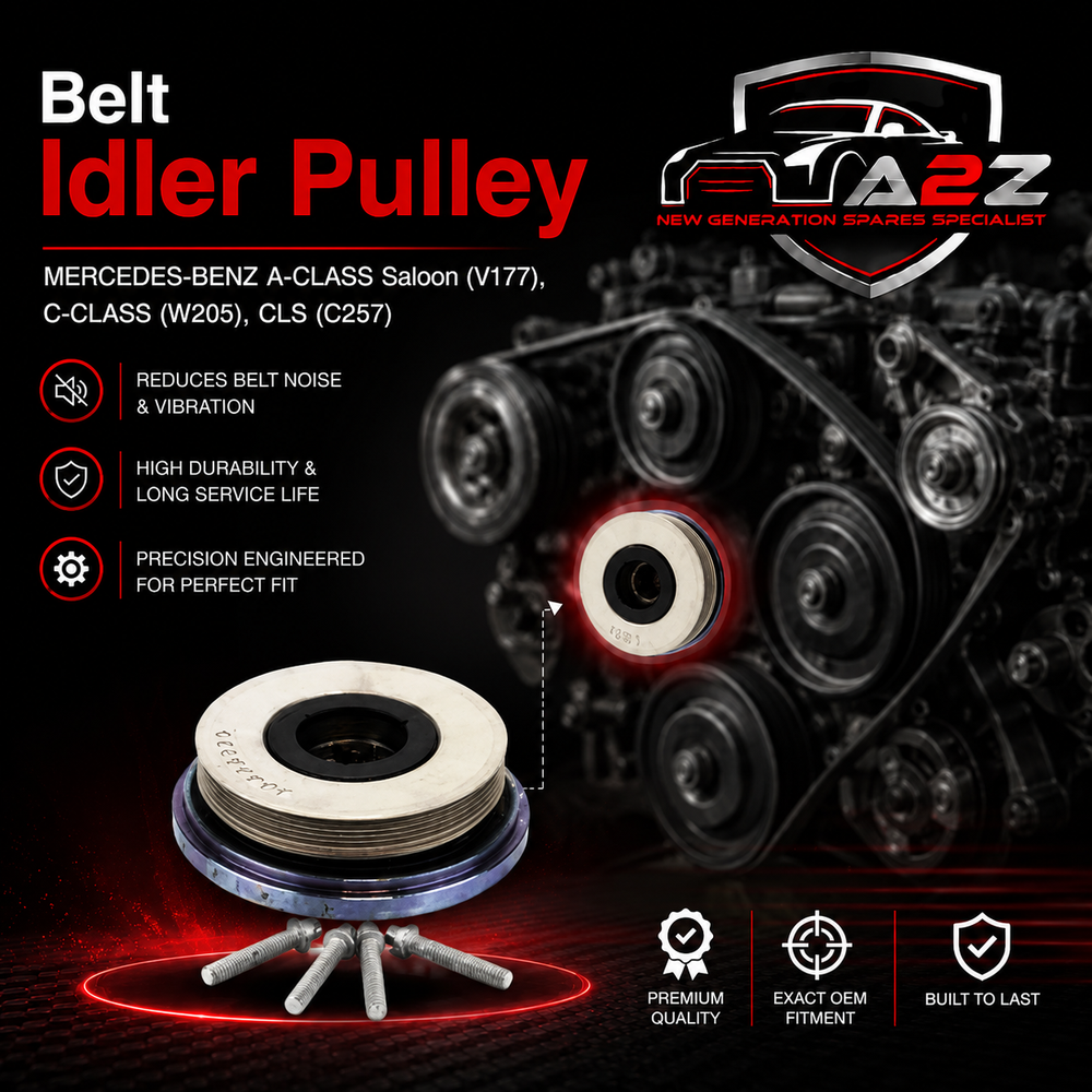 Belt Pulley VD1221 6540300003 Compatible with MERCEDES-BENZ A-CLASS Saloon (V177), C-CLASS (W205), CLS (C257) (CONTINENTAL)