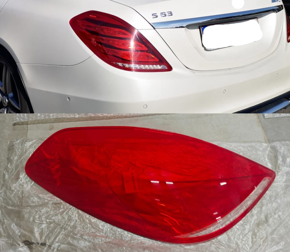 Tail Light Glass Compatible With Mercedes Benz 222 (2018-2020)