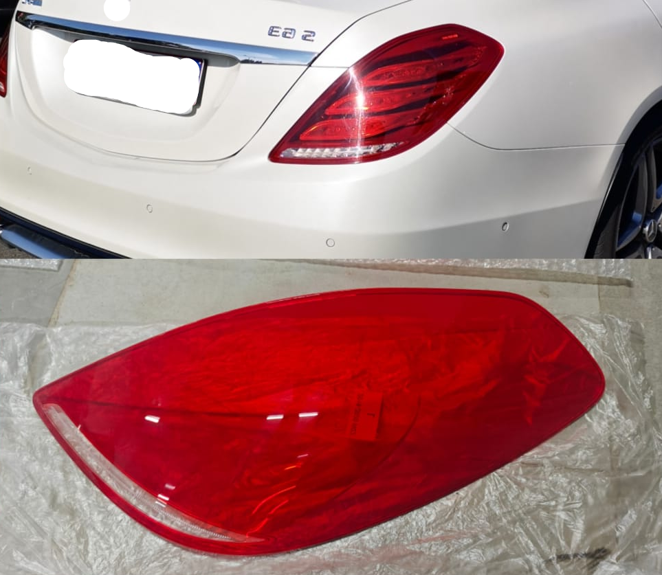 Tail Light Glass Compatible With Mercedes Benz 222 (2018-2020)