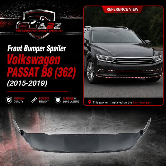Front Bumper Spoiler 3G0805903E Compatible With Volkswagen PASSAT B8 (362) Tag No.132