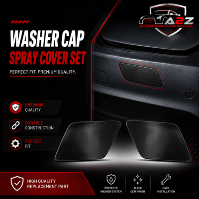 Washer Cap Spray Cover Set Left 31353364 & Right 31353365 Compatible With Volvo XC90 (2016-19) Tag No.671