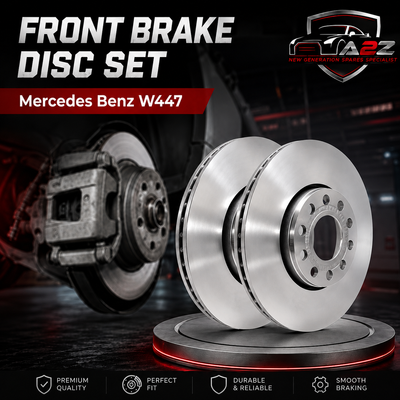 Front Brake Disc Set 4474210012 Compatible With Mercedes Benz W447