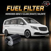 Fuel Filter H411WK & 6510903152 & KL914 6510903152 A6510900852 A6510903152 Compatible With MERCEDES-BENZ V-CLASS (W447) | VALENTE Tag : 84