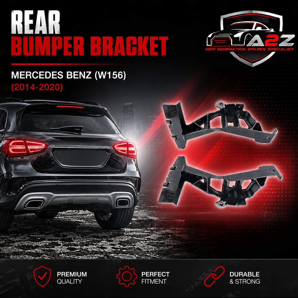 Rear Bumper Bracket Left 1568850914 & Right 1568851014 Compatible With Mercedes Benz (W156) GLA-Class (2014-2020) Tag No.546