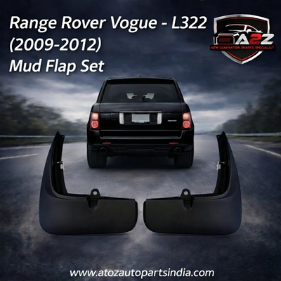 Mud Flaps Set Front CAS500070PCL & Rear VPLSP0016 Compatible With Land Rover Range Rover Vogue - L322 (2009-2012) Tag No.19