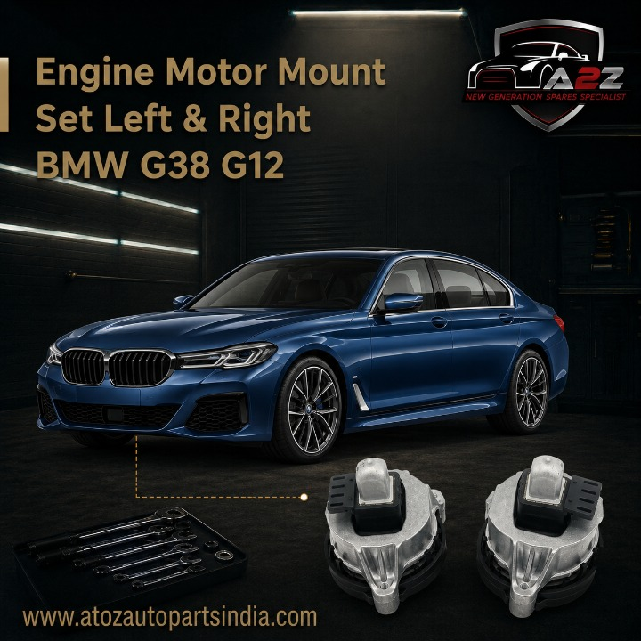 Engine Motor Mount Set Left 22116860463 & Right 22116860464 Compatible With BMW G38 G12
