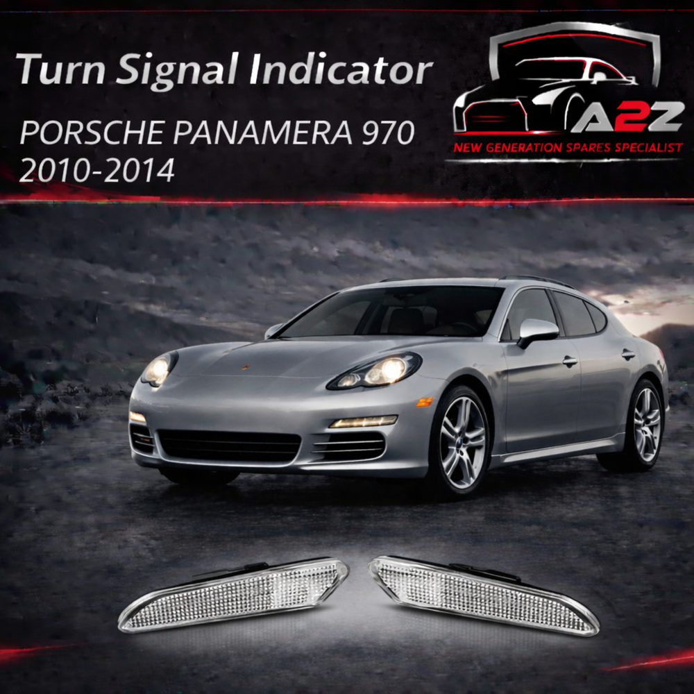 Additional Turn Indicator Lamp Left 97063103302 & Right 97063103402 Compatible with PORSCHE PANAMERA 970 2010-2014 Tag-FBL-05