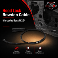 Hood  Lock Bowden Cable A2048800059 A2048800459 A2048800859 Compatible With Mercedes Benz W204
