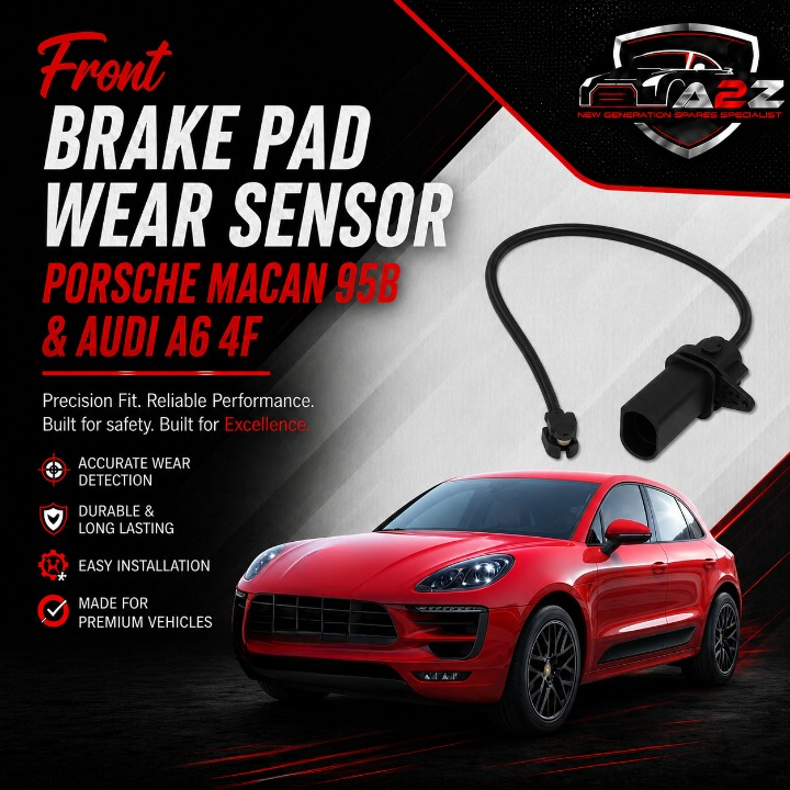 Front Brake Pad Wear Sensor 4F0615437B 95B907253A 95B907253G Compatible With PORSCHE MACAN 95B & AUDI A6 4F