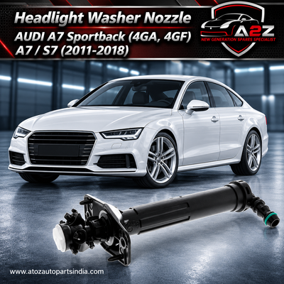 Headlight Washer Nozzle Set Left 4G8955101B 4G8955101 & Right 4G8955102B 4G8955102 Compatible With AUDI A7 Sportback (4GA, 4GF) | A7 / S7 (2011-2018)