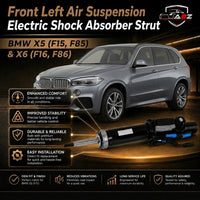 Front Left Air Suspension Electric Shock Absorber Strut 37106875083 37116863173 Compatible With BMW X5 (F15, F85) & X6 (F16, F86)