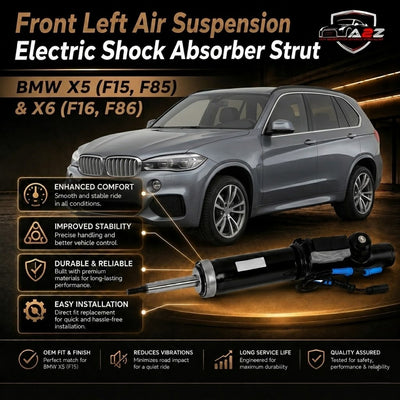 Front Left Air Suspension Electric Shock Absorber Strut 37106875083 37116863173 Compatible With BMW X5 (F15, F85) & X6 (F16, F86)