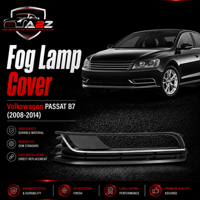 Fog Lamp Cover Left 3AA8546619B9 & Right 3AA8546629B9 Compatible With Volkswagen PASSAT B7 (2008-2014) Tag No.131