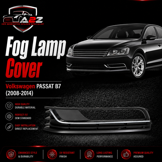 Fog Lamp Cover Left 3AA8546619B9 & Right 3AA8546629B9 Compatible With Volkswagen PASSAT B7 (2008-2014) Tag No.131